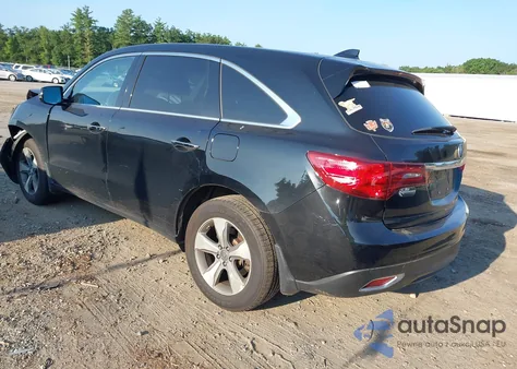 2016 Acura Mdx Acurawatch Plus Package z USA, uszkodzony, nr VIN 5FRYD4H27GB047220